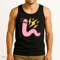 Worm With A Mustache Tom Ariana Reality Tank Top thumb 3