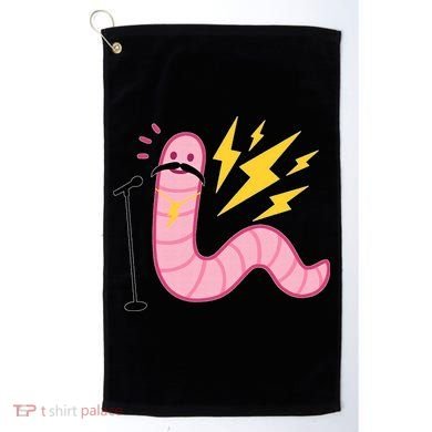 Worm With A Mustache Tom Ariana Reality Golf Towel