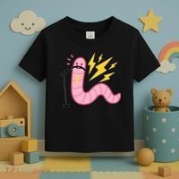 Worm With A Mustache Tom Ariana Reality Toddler T-Shirt thumb 3