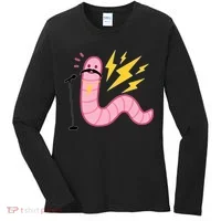 Worm With A Mustache Tom Ariana Reality Women's Long Sleeve Shirt thumb 0