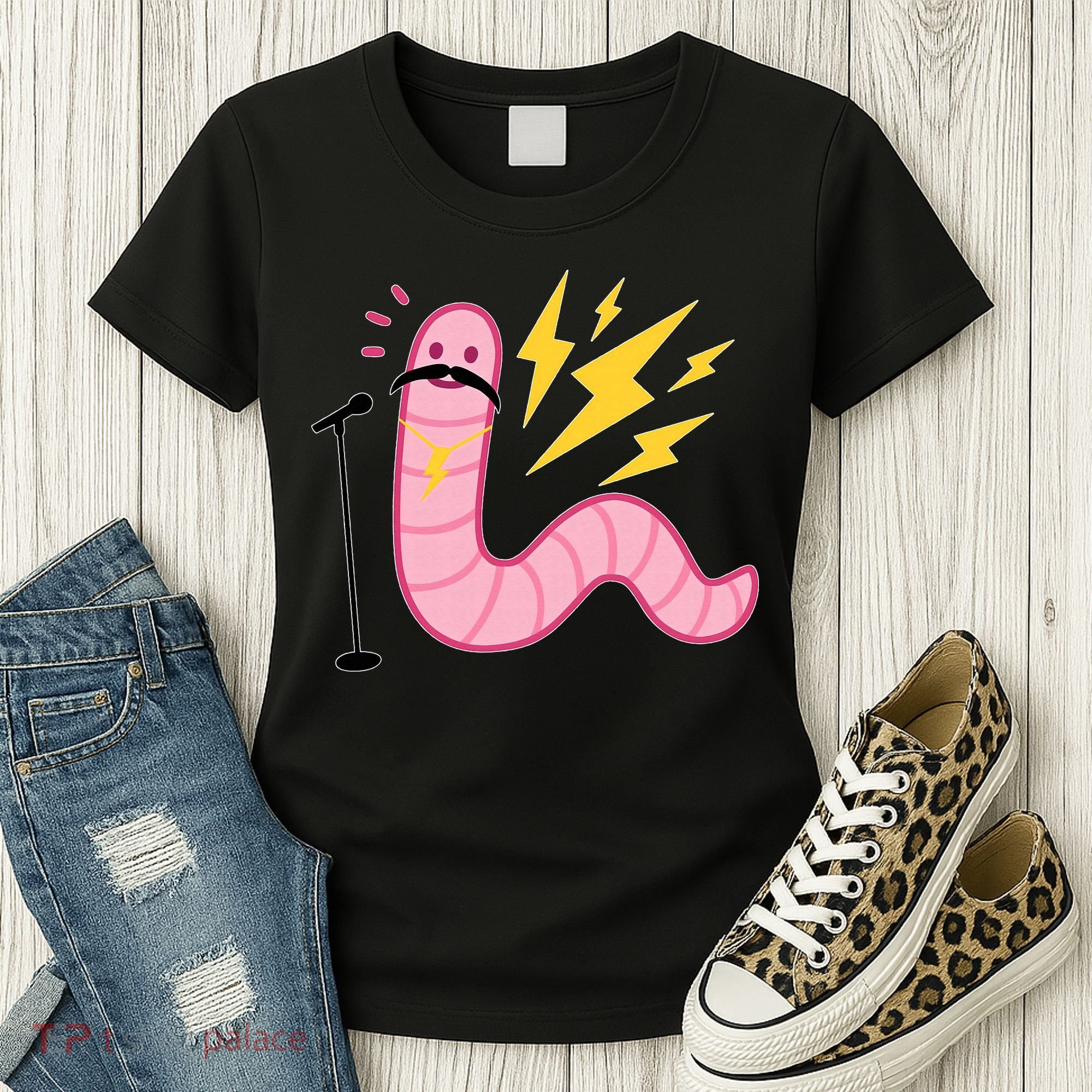 Worm With A Mustache Tom Ariana Reality Women's T-Shirt