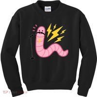 Worm With A Mustache Tom Ariana Reality Kids Sweatshirt thumb 0