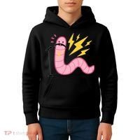 Worm With A Mustache Tom Ariana Reality Kids Hoodie thumb 4