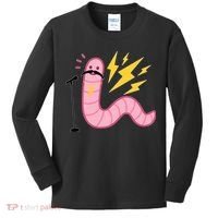 Worm With A Mustache Tom Ariana Reality Kids Long Sleeve Shirt thumb 0