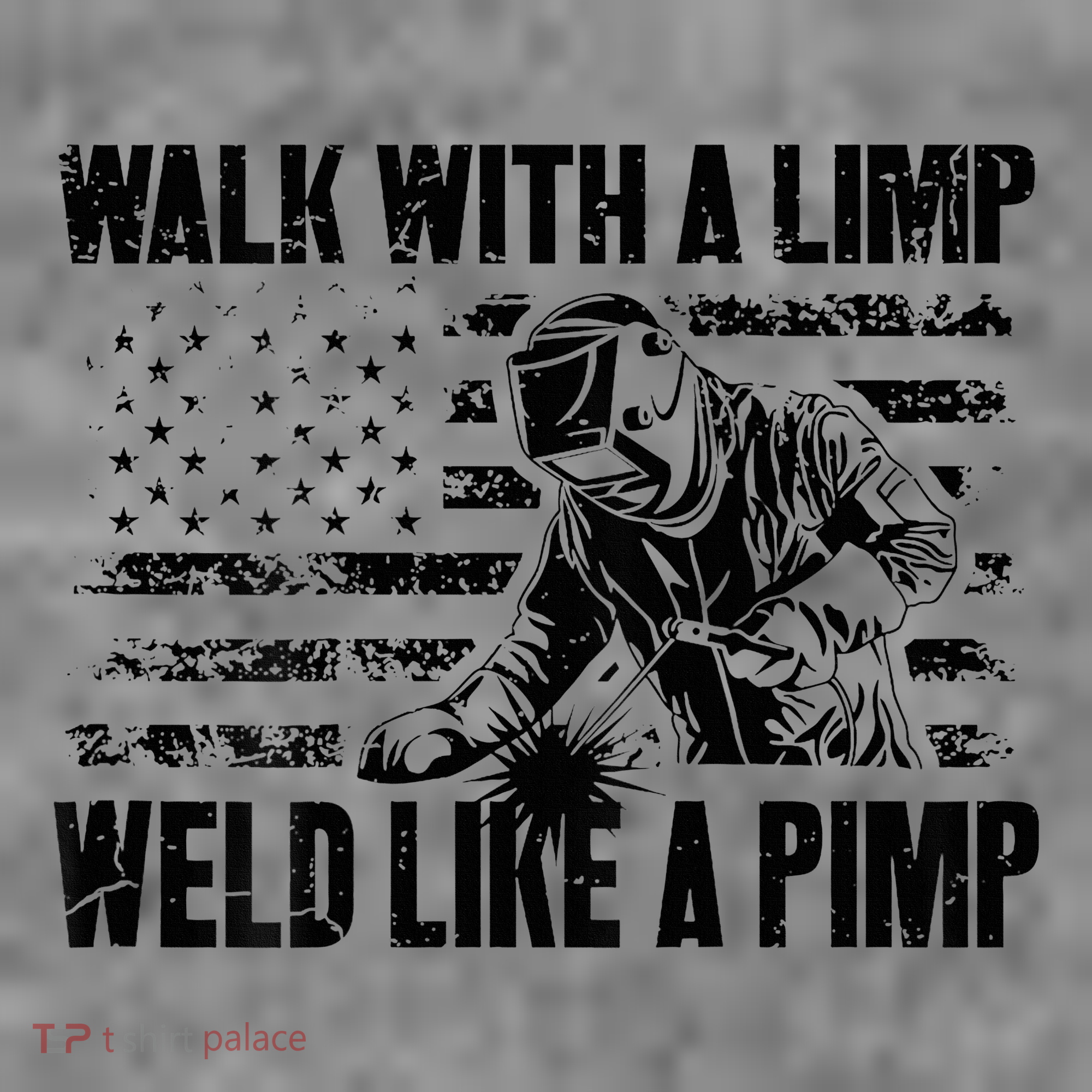 Walk With A Limp Weld Like A Pimp Toddler Hoodie