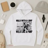 Walk With A Limp Weld Like A Pimp Hoodie thumb 3