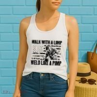 Walk With A Limp Weld Like A Pimp Women's Tank Top thumb 2