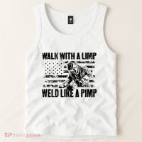 Walk With A Limp Weld Like A Pimp Tank Top thumb 2