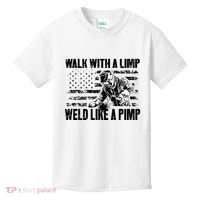 Walk With A Limp Weld Like A Pimp Kids T-Shirt thumb 0