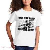 Walk With A Limp Weld Like A Pimp Kids T-Shirt thumb 2