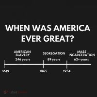 When Was America Ever Great Anti Racist American History Long Sleeve Shirt thumb 2