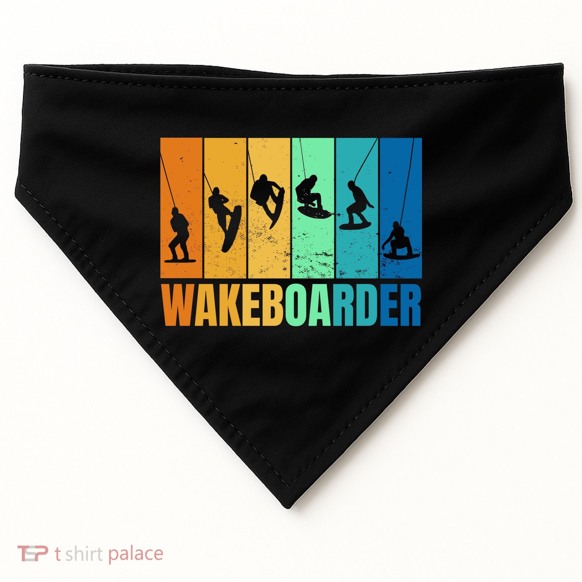 Wakeboarder USA-Made Doggie Bandana