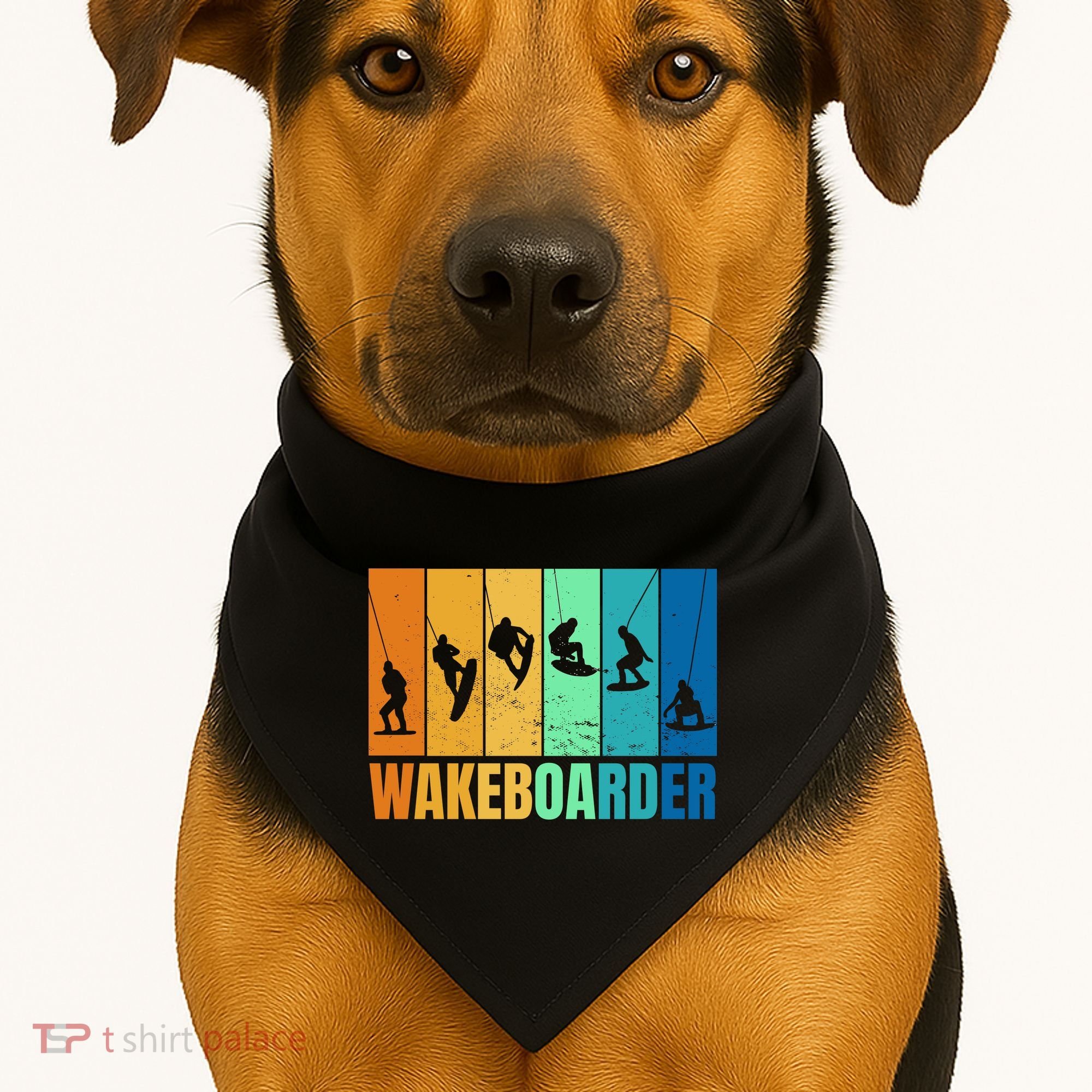 Wakeboarder USA-Made Doggie Bandana