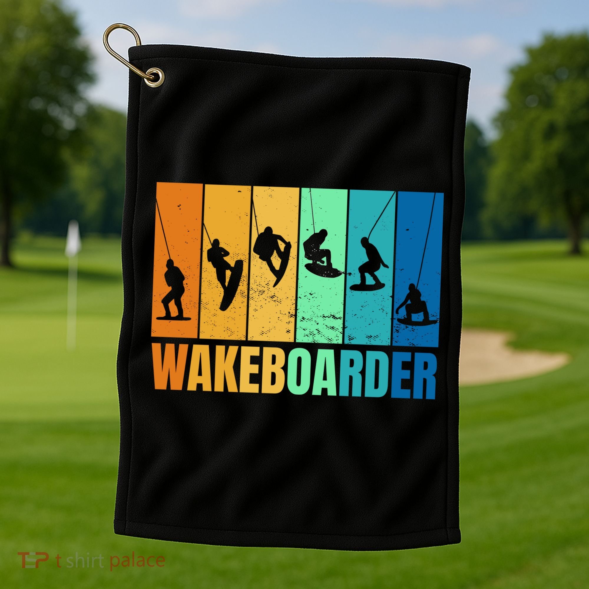 Wakeboarder Golf Towel