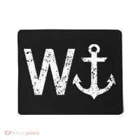 Wanker W Anchor Funny Nautical Insult Wordplay Cruise Sail Mousepad thumb 0