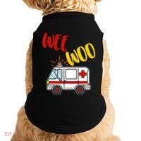 Wee Woo Ambulance Amr Funny Ems Emt Paramedic Gift Doggie Tank thumb 0