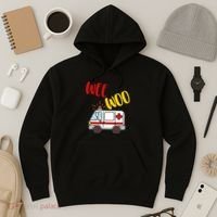 Wee Woo Ambulance Amr Funny Ems Emt Paramedic Gift Hoodie thumb 3