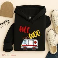 Wee Woo Ambulance Amr Funny Ems Emt Paramedic Gift Hoodie thumb 4