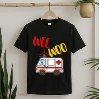 Wee Woo Ambulance Amr Funny Ems Emt Paramedic Gift T-Shirt thumb 2