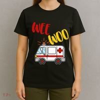 Wee Woo Ambulance Amr Funny Ems Emt Paramedic Gift T-Shirt thumb 4