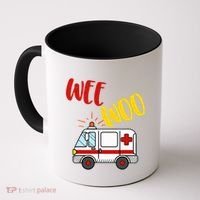 Wee Woo Ambulance Amr Funny Ems Emt Paramedic Gift Coffee Mug thumb 0