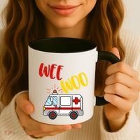 Wee Woo Ambulance Amr Funny Ems Emt Paramedic Gift Coffee Mug thumb 3