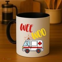 Wee Woo Ambulance Amr Funny Ems Emt Paramedic Gift Coffee Mug thumb 4