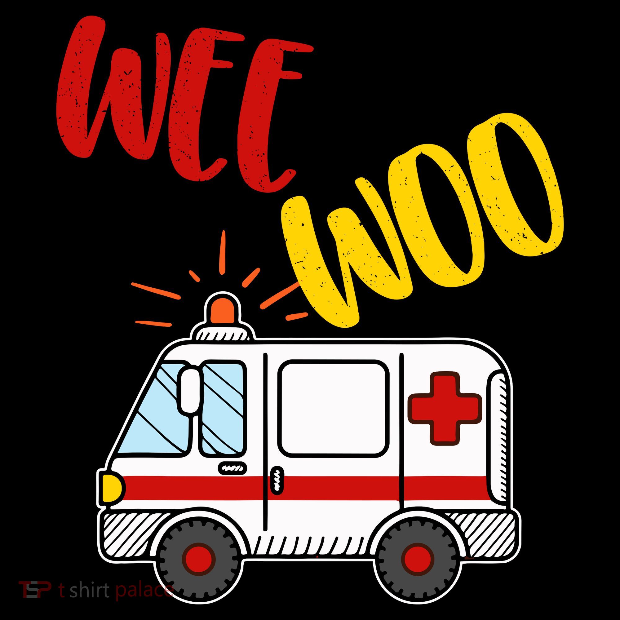 Wee Woo Ambulance Amr Funny Ems Emt Paramedic Gift Coffee Mug