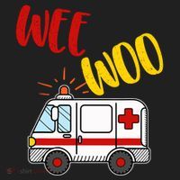 Wee Woo Ambulance Amr Funny Ems Emt Paramedic Gift Beanie thumb 2