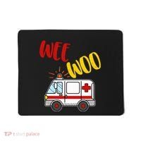 Wee Woo Ambulance Amr Funny Ems Emt Paramedic Gift Mousepad thumb 0