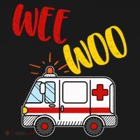Wee Woo Ambulance Amr Funny Ems Emt Paramedic Gift Mousepad thumb 1