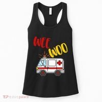 Wee Woo Ambulance Amr Funny Ems Emt Paramedic Gift Women's Tank Top thumb 0