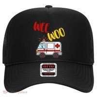 Wee Woo Ambulance Amr Funny Ems Emt Paramedic Gift Hat thumb 0