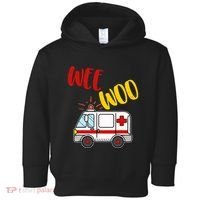 Wee Woo Ambulance Amr Funny Ems Emt Paramedic Gift Toddler Hoodie thumb 0