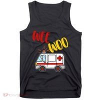 Wee Woo Ambulance Amr Funny Ems Emt Paramedic Gift Tank Top thumb 0