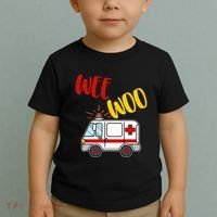 Wee Woo Ambulance Amr Funny Ems Emt Paramedic Gift Toddler T-Shirt thumb 2