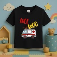 Wee Woo Ambulance Amr Funny Ems Emt Paramedic Gift Toddler T-Shirt thumb 3