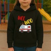 Wee Woo Ambulance Amr Funny Ems Emt Paramedic Gift Kids Hoodie thumb 3
