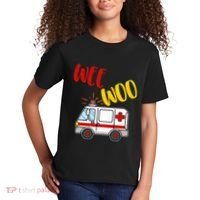 Wee Woo Ambulance Amr Funny Ems Emt Paramedic Gift Kids T-Shirt thumb 2