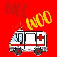 Wee Woo Ambulance Amr Funny Ems Emt Paramedic Gift Santa Hat thumb 1