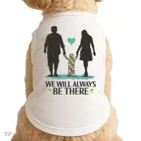 We Will Always Be There Autism Parent Doggie Tank thumb 0