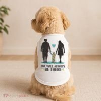 We Will Always Be There Autism Parent Doggie Tank thumb 2