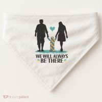 We Will Always Be There Autism Parent USA-Made Doggie Bandana thumb 0