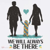 We Will Always Be There Autism Parent Women's Hoodie thumb 2
