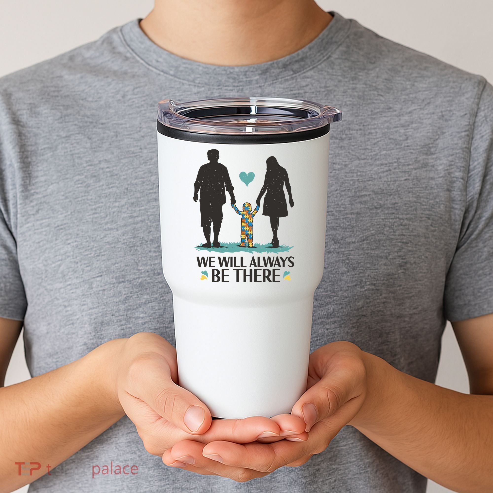 We Will Always Be There Autism Parent Tumbler
