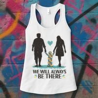 We Will Always Be There Autism Parent Women's Tank Top thumb 3