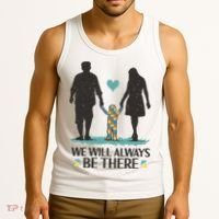 We Will Always Be There Autism Parent Tank Top thumb 3
