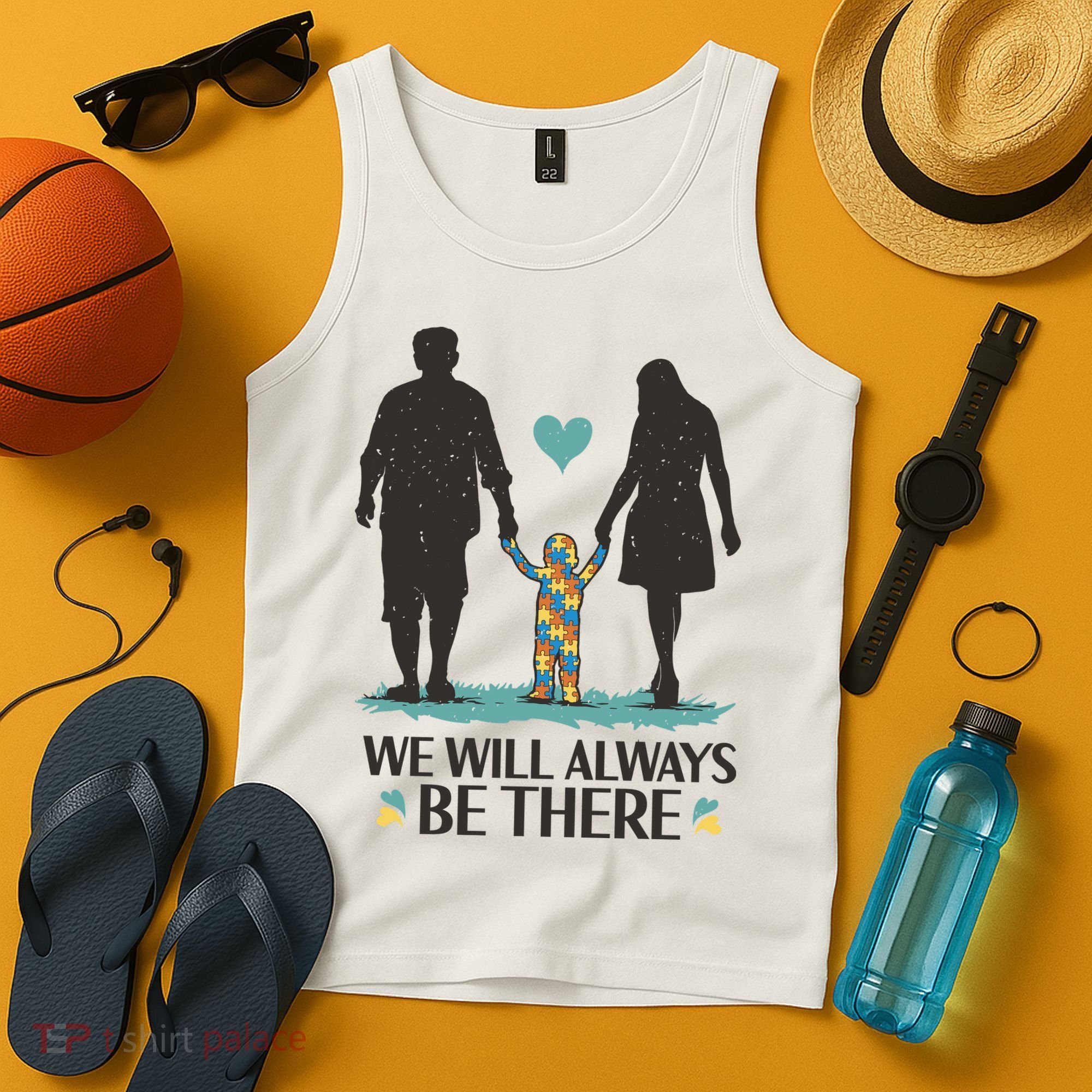 We Will Always Be There Autism Parent Tank Top