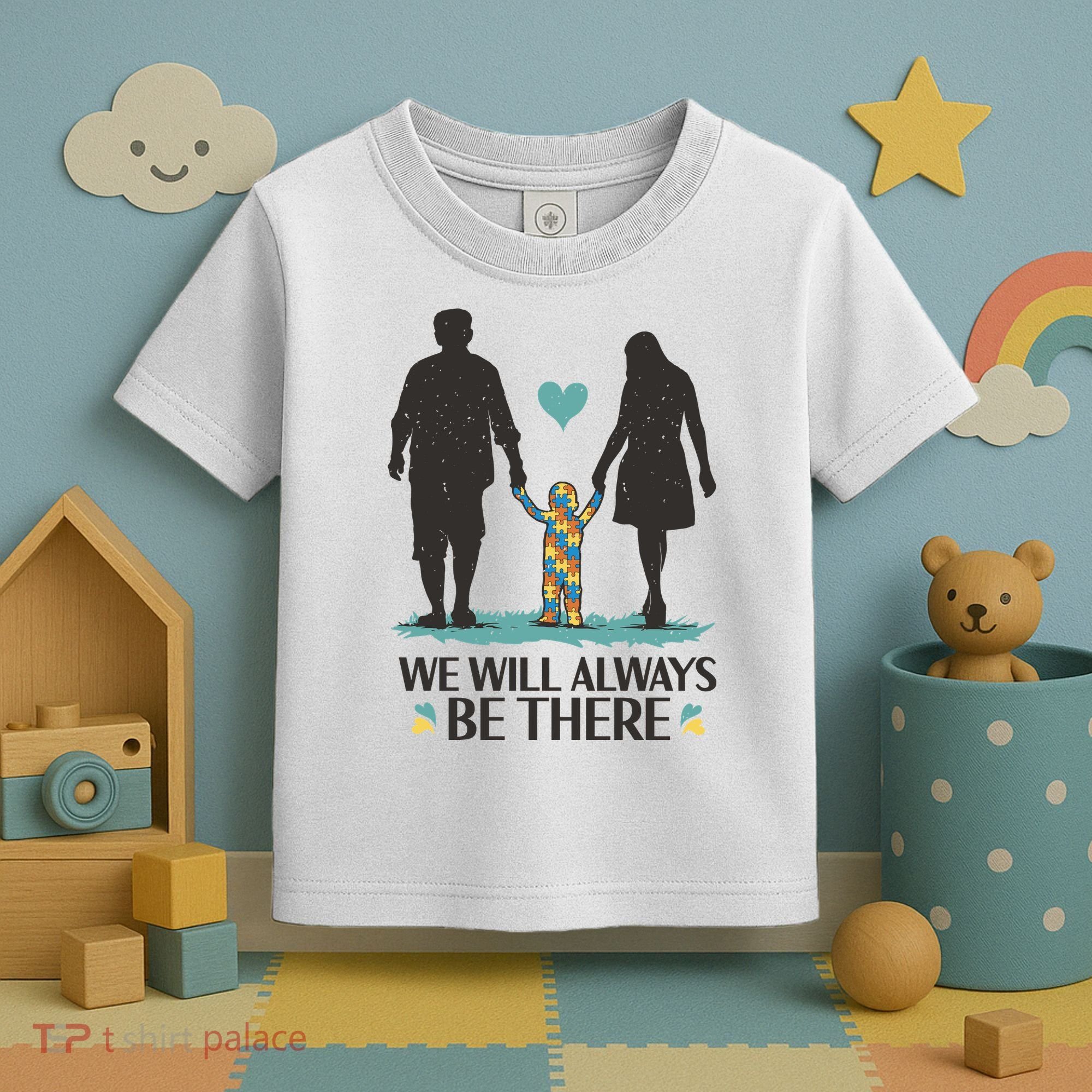 We Will Always Be There Autism Parent Toddler T-Shirt