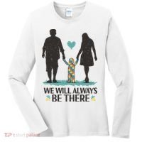 We Will Always Be There Autism Parent Women's Long Sleeve Shirt thumb 0